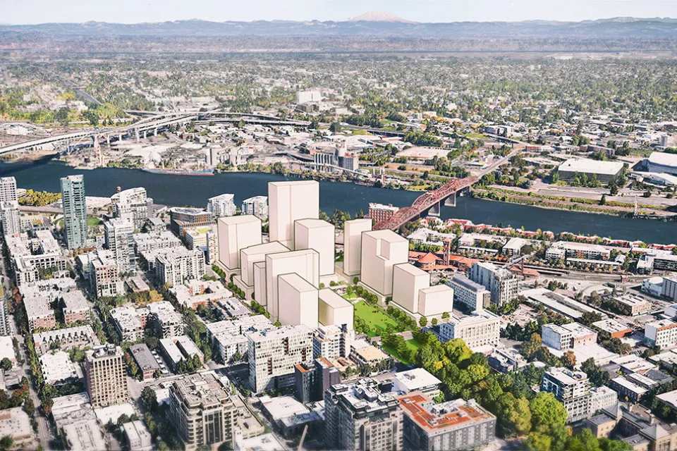 Rendering of Broadway Corridor redevelopment project